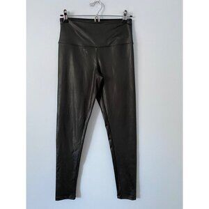 Marc New York Size Small Performance Coated Liquid Jersey Leggings In Black MNY